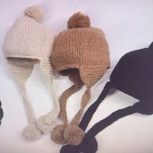 Kids winner hats brown